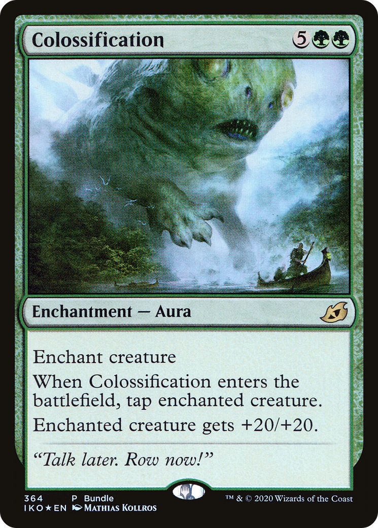 Colossification (IKO Bundle) (UMP-364) - Ikoria: Lair of Behemoths Foil