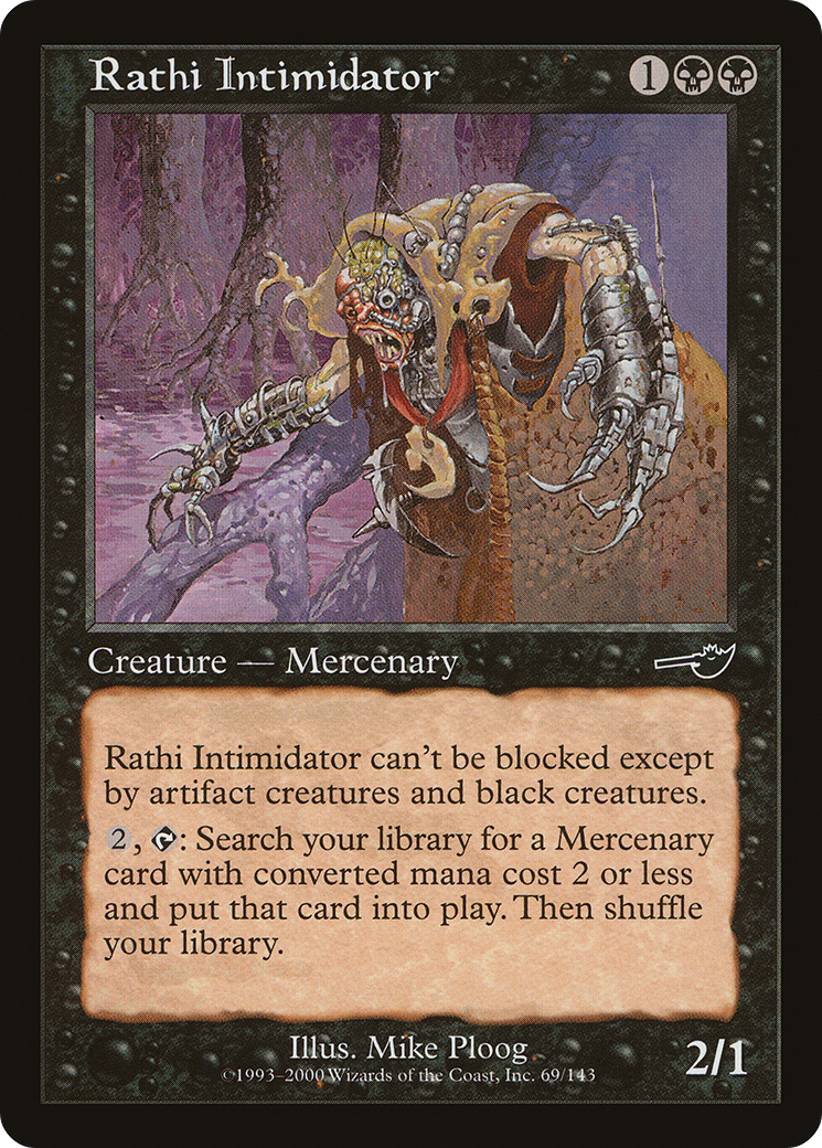 Rathi Intimidator (NMS-069) - Nemesis Foil