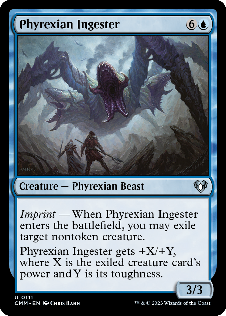 Phyrexian Ingester (CMM-111) - Commander Masters Foil