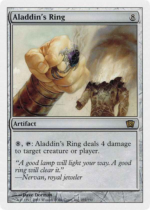 Aladdin's Ring (8ED-291) - 8th Edition Foil