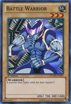 Battle Warrior (NUMH-EN025) - Number Hunters Unlimited