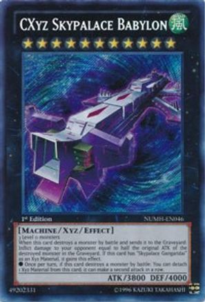 CXyz Skypalace Babylon (NUMH-EN046) - Number Hunters Unlimited