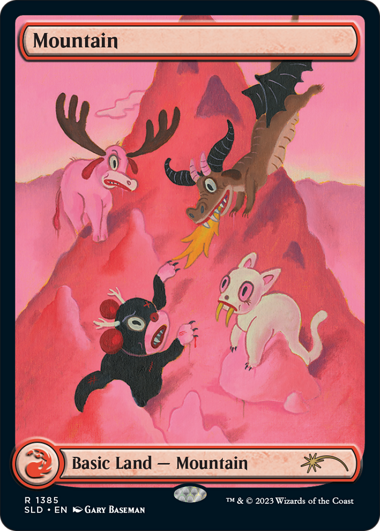 Mountain (1385) (SLD-1385) - Secret Lair Drop: (Full Art)