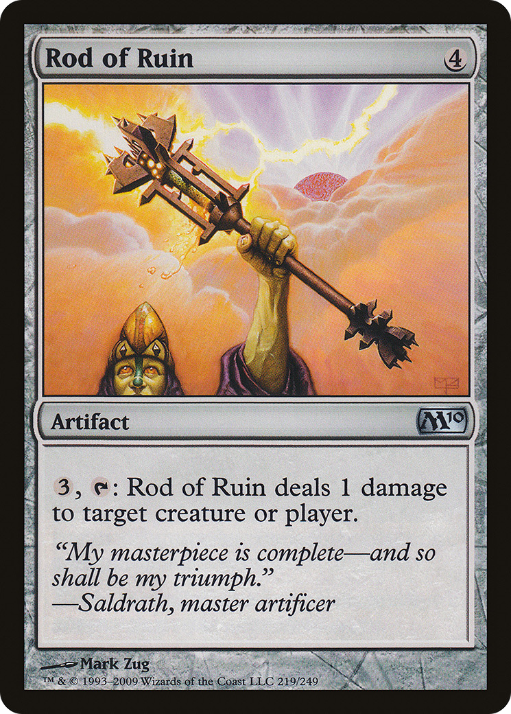 Rod of Ruin (M10-219) - Magic 2010 Foil