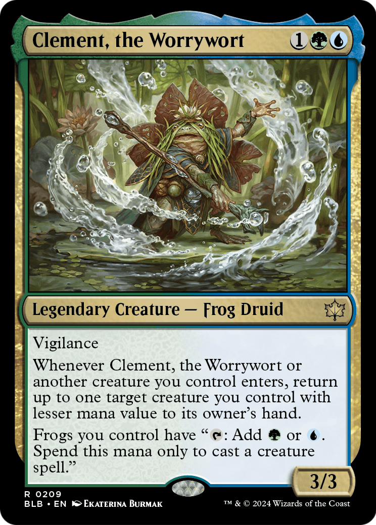 Clement, the Worrywort (BLB-209) - Bloomburrow