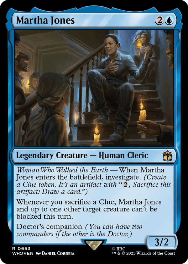 Martha Jones (Surge Foil) (WHO-653) - Doctor Who Foil