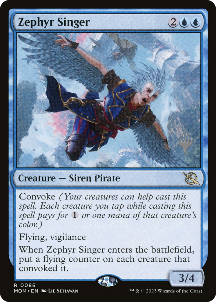 Zephyr Singer (PPMOM-086) - March of the Machine Promos Foil