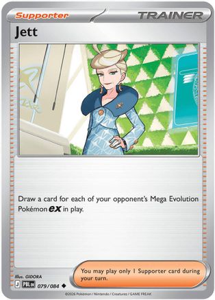 Jett 079 - Reverse Holofoil ME05 Pitch Black - Uncommon