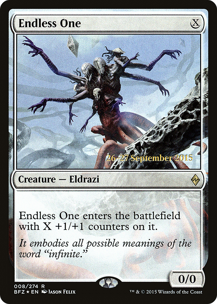 Endless One (PRE-008) - Battle for Zendikar Promos Foil