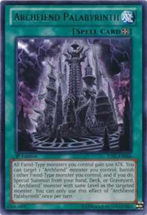Archfiend Palabyrinth (JOTL-EN066) - Judgment of the Light Unlimited