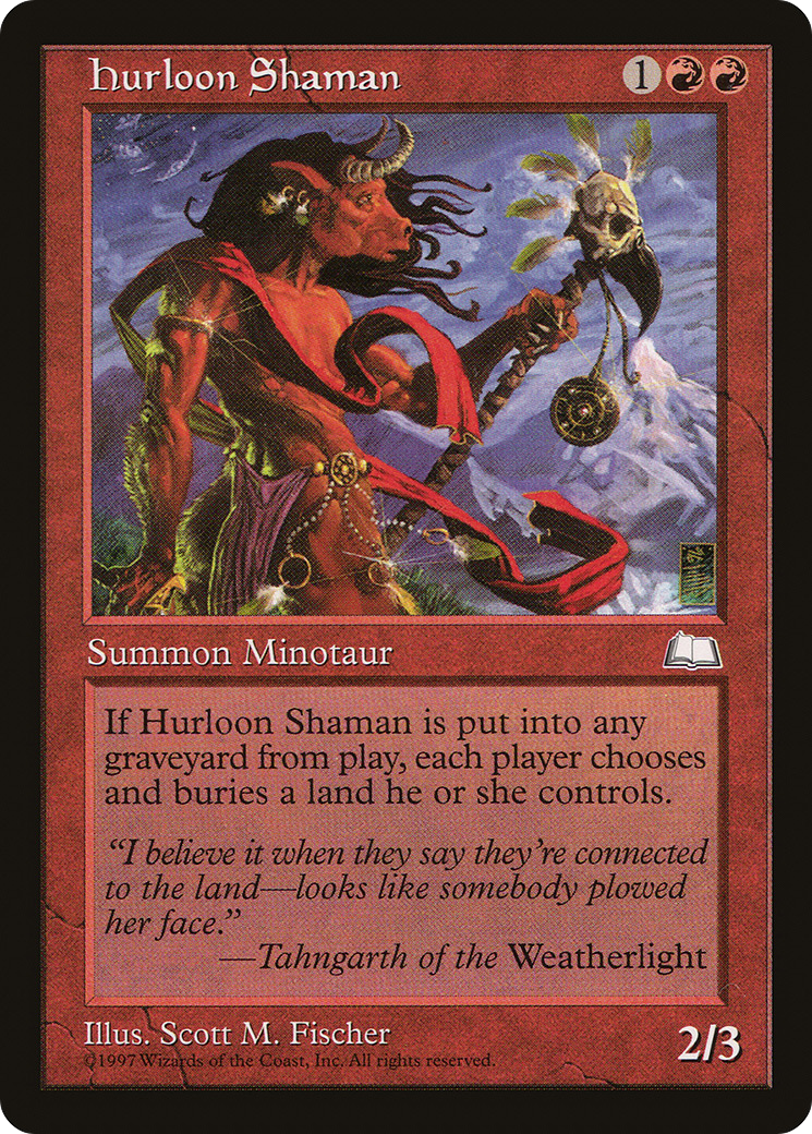 Hurloon Shaman (WTH-) - Weatherlight