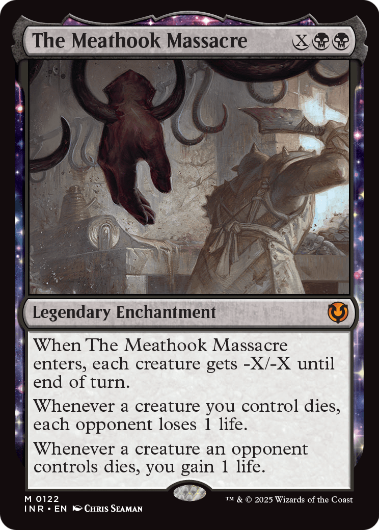 The Meathook Massacre (INR-122) - Innistrad Remastered: (enchantment) Foil
