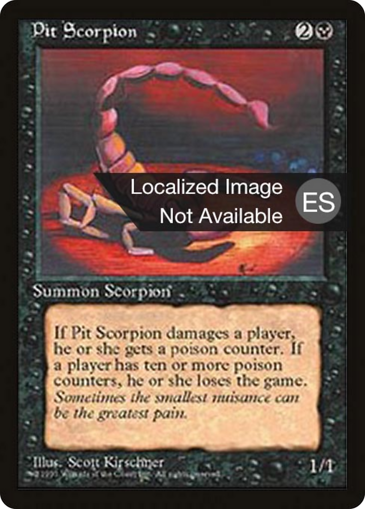 Pit Scorpion (4BB-) - Fourth Edition Foreign Black Border