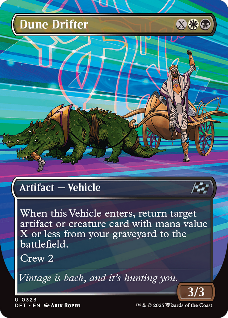 Dune Drifter (Borderless) (DFT-323) - Aetherdrift Foil