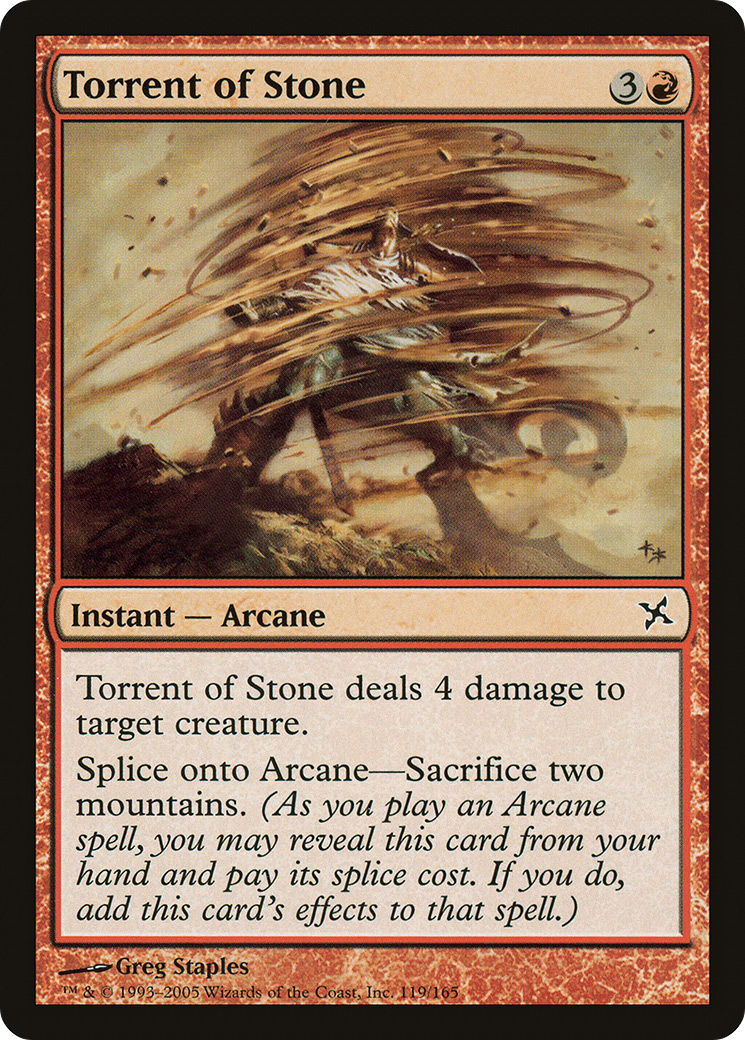 Torrent of Stone (BOK-119) - Betrayers of Kamigawa Foil