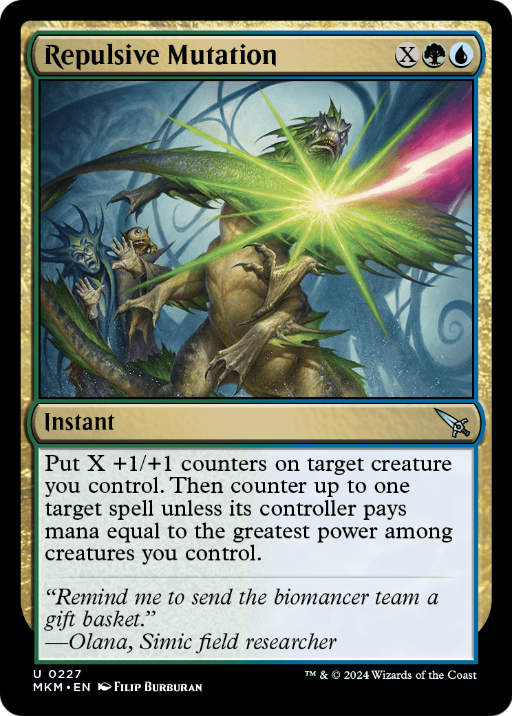 Repulsive Mutation (MKM-227) - Murders at Karlov Manor Foil