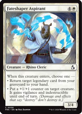 Fateshaper Aspirant (FRA-006) - Reality Fracture Foil