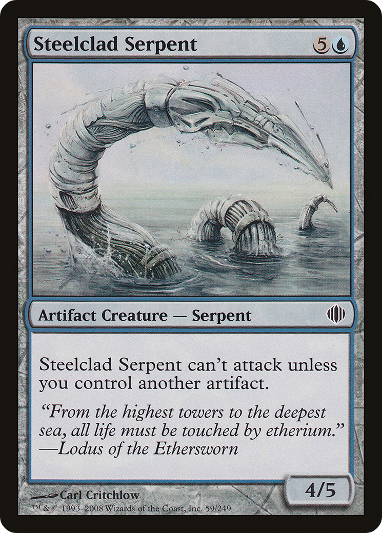 Steelclad Serpent (ALA-059) - Shards of Alara Foil