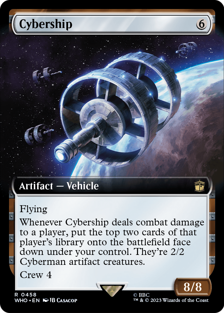 Cybership (Extended Art) (WHO-458) - Doctor Who: (Extended Art) Foil