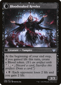 Restless Bloodseeker (VOW-128) - Innistrad: Crimson Vow: (Double Faced Transform)