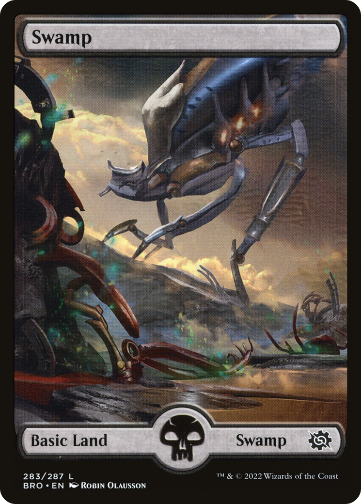 Swamp (283) - Full Art (BRO-283) - The Brothers' War Foil