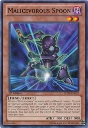 Malicevorous Spoon (SHSP-EN003) - Shadow Specters 1st Edition