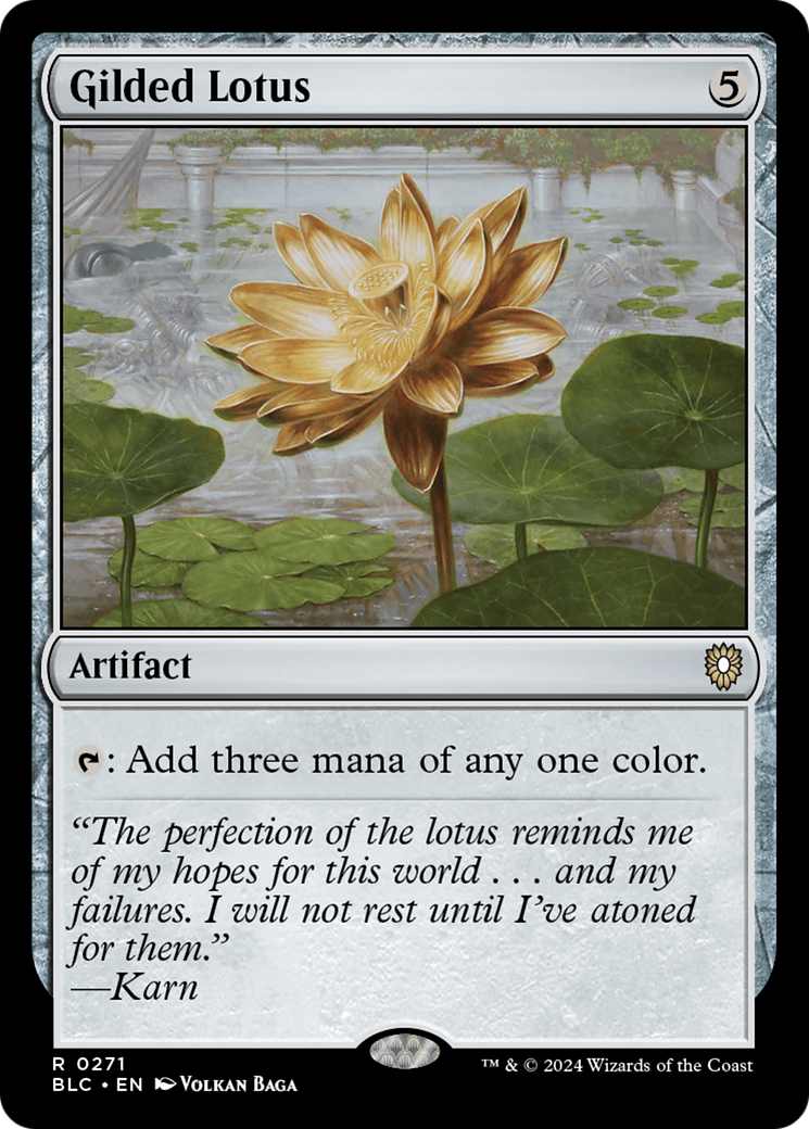 Gilded Lotus (BLC-271) - Bloomburrow Commander