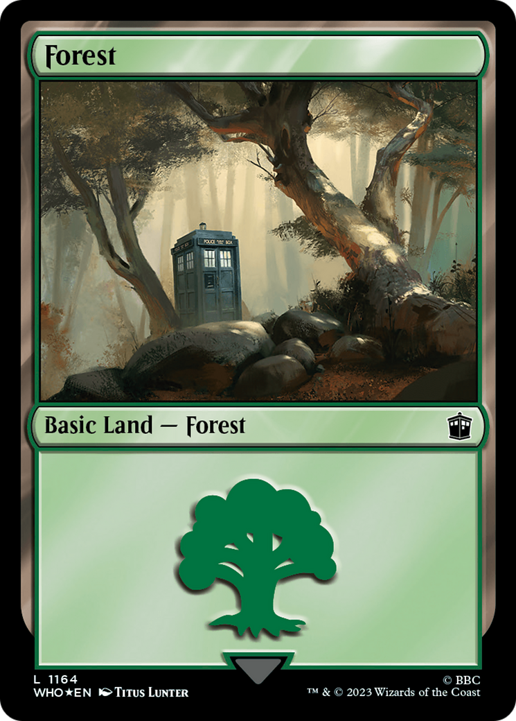 Forest (1164) (Surge Foil) (WHO-1164) - Doctor Who Foil