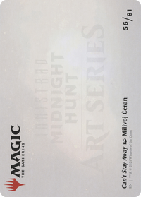 Can't Stay Away // Can't Stay Away (AMID-056) - Midnight Hunt Art Series (Borderless) Foil