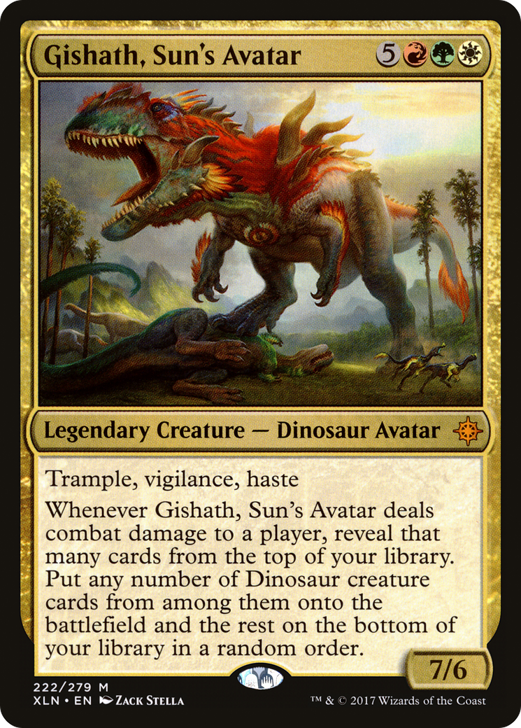 Gishath, Sun's Avatar (XLN-222) - Ixalan