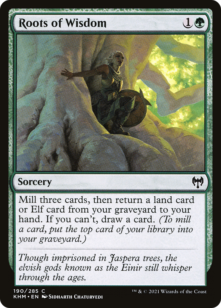 Roots of Wisdom (KHM-190) - Kaldheim Foil