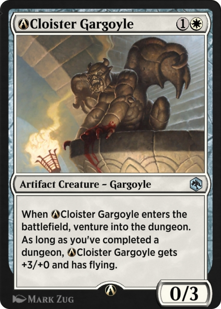 A-Cloister Gargoyle (AFR-A-7) - Adventures in the Forgotten Realms