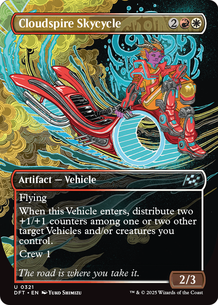 Cloudspire Skycycle (Borderless) (DFT-321) - Aetherdrift Foil