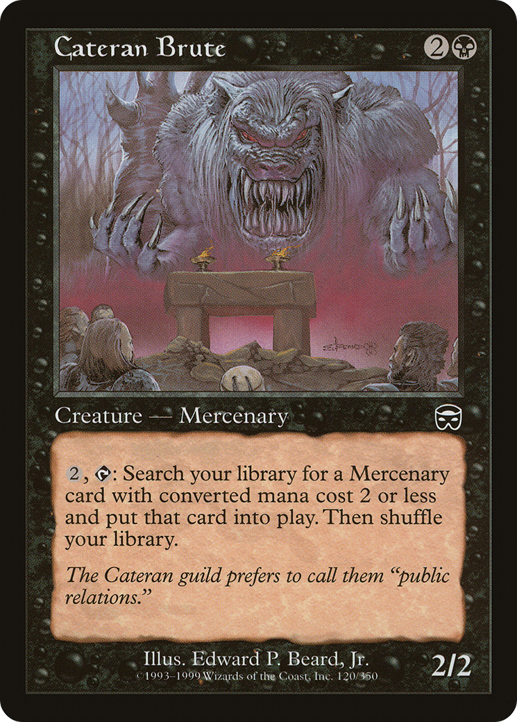 Cateran Brute (MMQ-120) - Mercadian Masques Foil