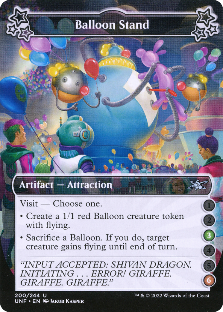 Balloon Stand (3-6) (UNF-200) - Unfinity Foil