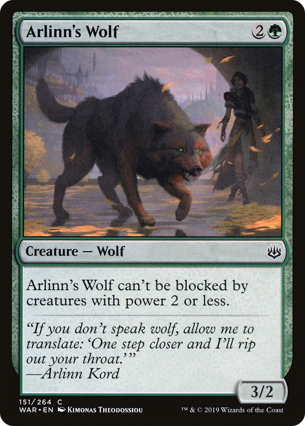 Arlinn's Wolf (WAR-151) - War of the Spark Foil