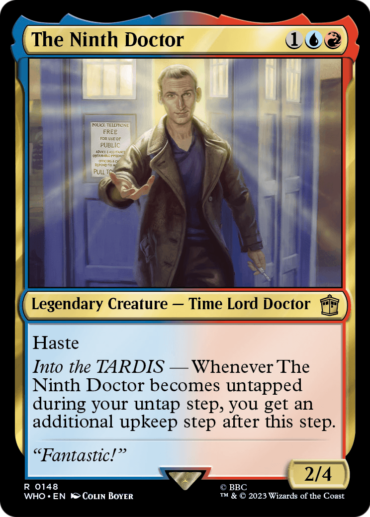 The Ninth Doctor (WHO-148) - Doctor Who Foil