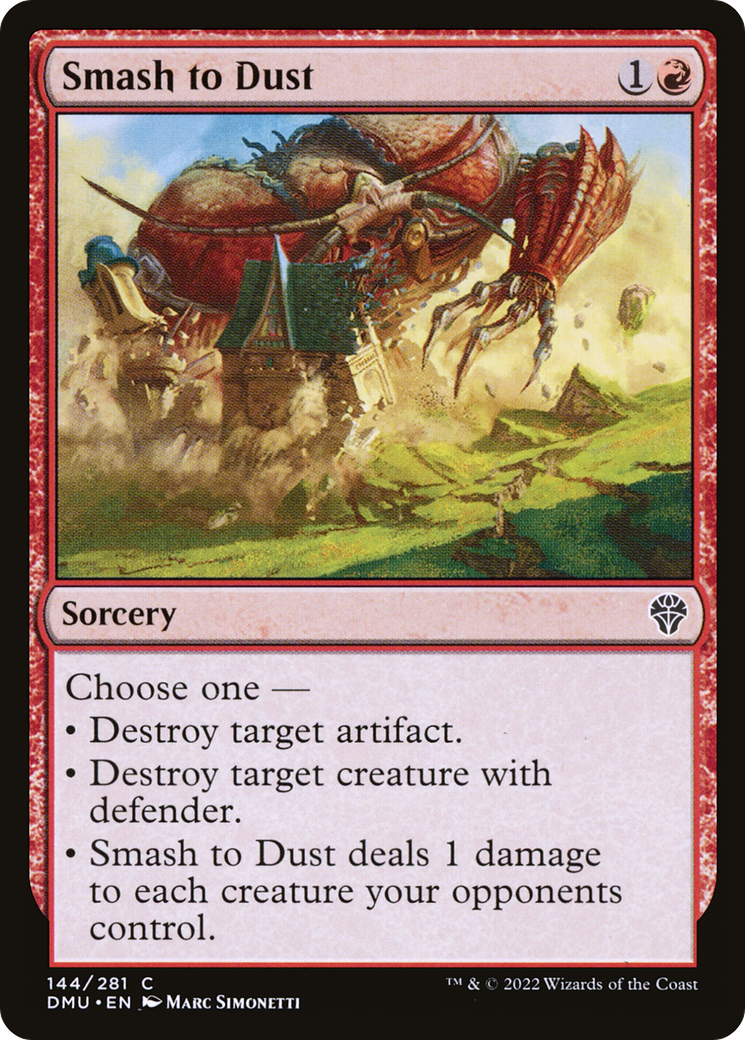 Smash to Dust (DMU-144) - Dominaria United Foil