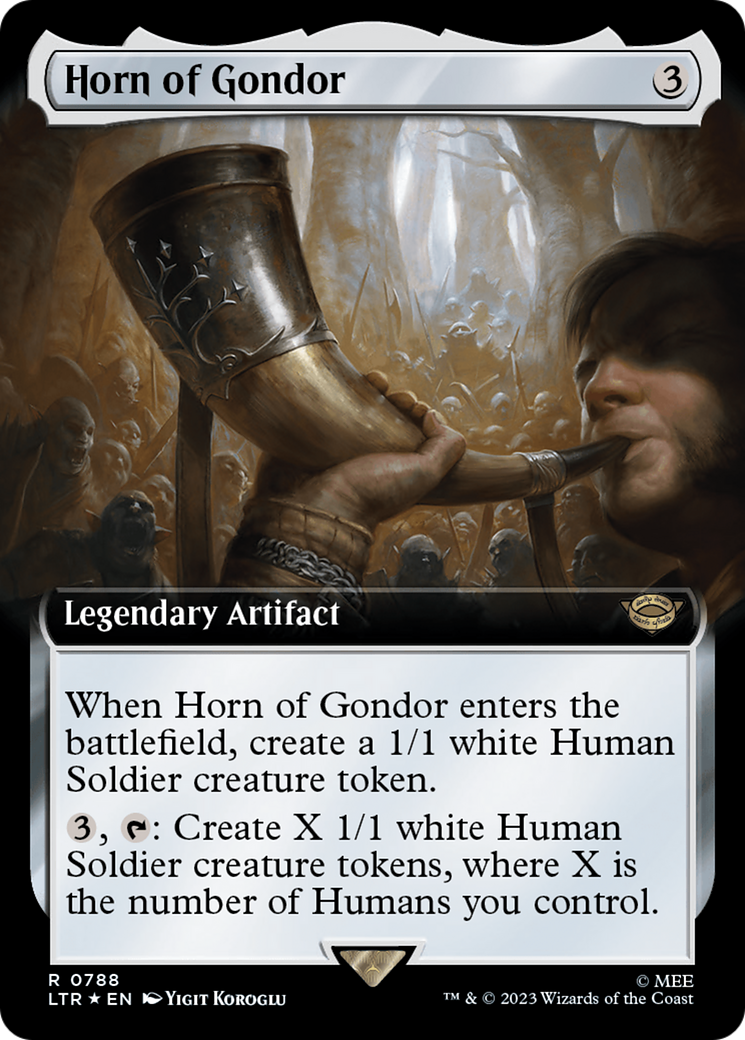 Horn of Gondor (Extended Art) (Surge Foil) (LTR-788) - The Lord of the Rings: Tales of Middle-earth: (Extended Art) Foil