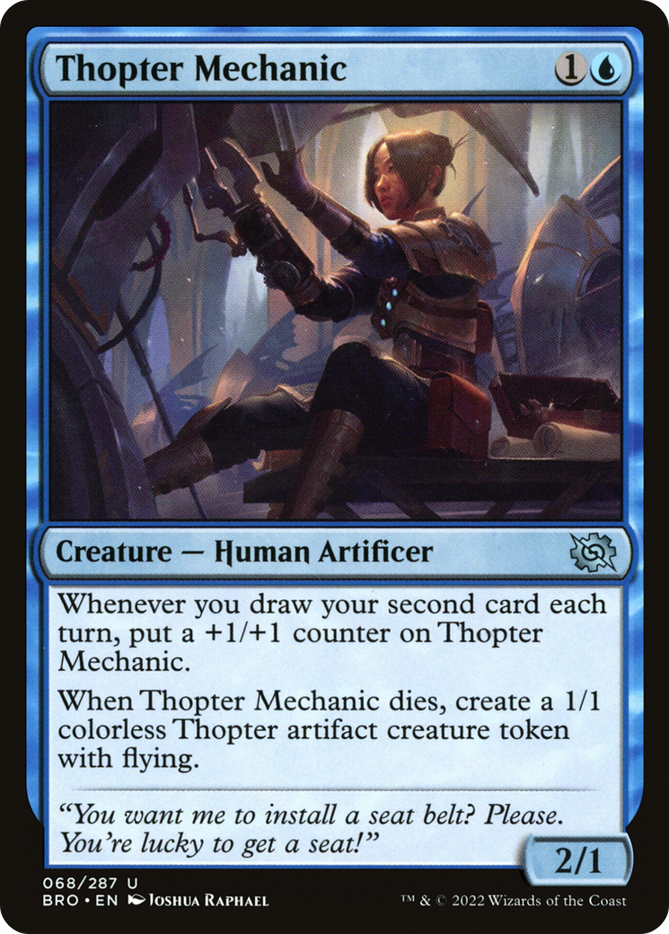 Thopter Mechanic (BRO-068) - The Brothers' War