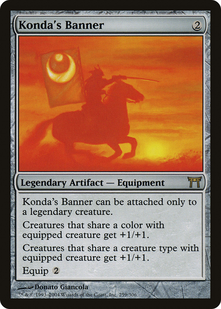 Konda's Banner (CHK-259) - Champions of Kamigawa