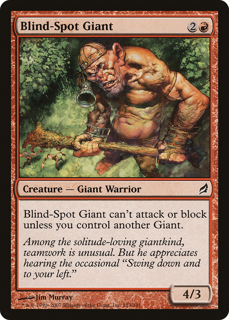 Blind-Spot Giant (LRW-153) - Lorwyn Foil