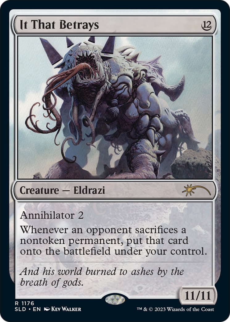 It That Betrays (SLD-1176) - Secret Lair Drop: (Full Art) Foil
