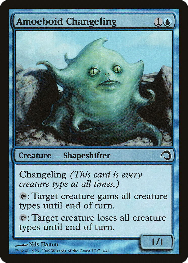 Amoeboid Changeling (PDS-003) - Premium Deck Series: Slivers Foil