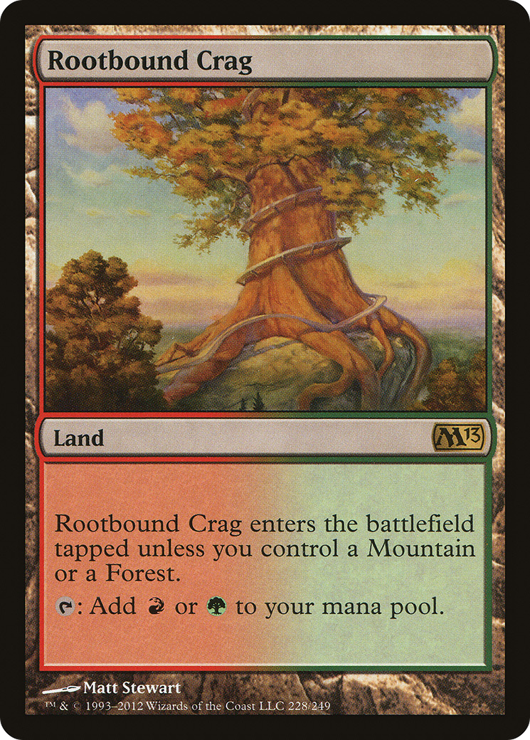 Rootbound Crag (M13-228) - Magic 2013
