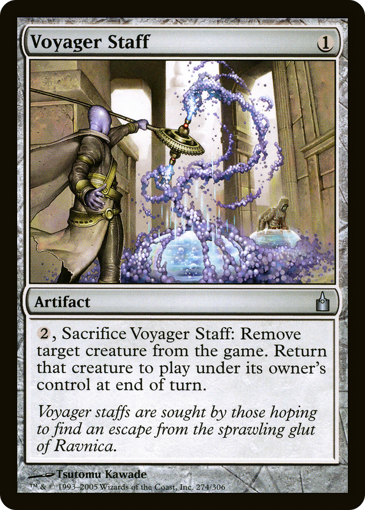 Voyager Staff (RAV-274) - Ravnica: City of Guilds Foil