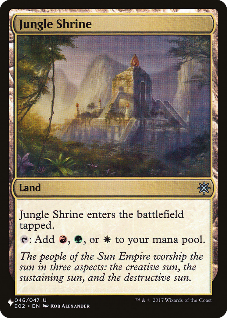 Jungle Shrine (E02) (LIST-046/047) - The List