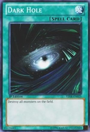 Dark Hole (YSYR-EN025) - Starter Deck: Yugi Reloaded 1st Edition