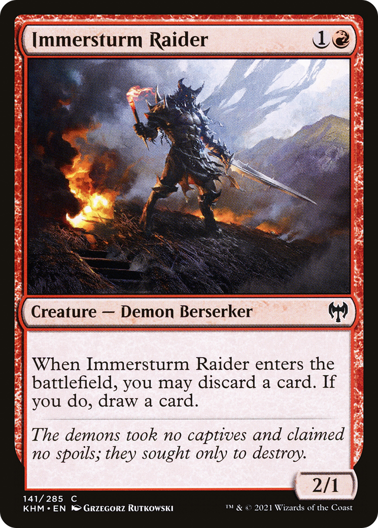 Immersturm Raider (KHM-141) - Kaldheim Foil