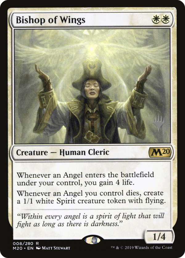 Bishop of Wings (PPM20-008) - Core Set 2020 Promos Foil